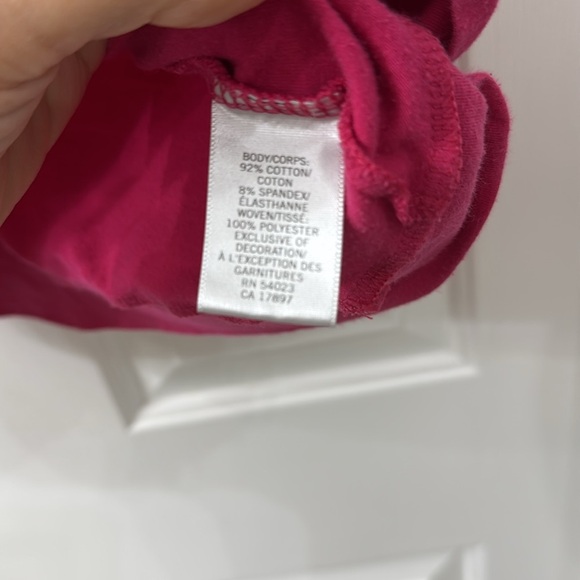 Banana Republic pink flutter sleeve shirt size medium - Picture 6 of 6